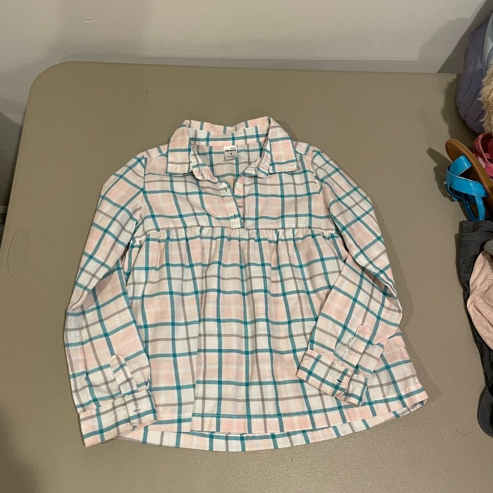 Carters Flanel Top.